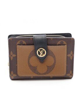 Louis Vuitton Bifold Wallet Portefeuille Juliette Monogram Giant Reverse Canvas